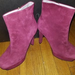 Gucci Women's Leila Suede Ankle Boots